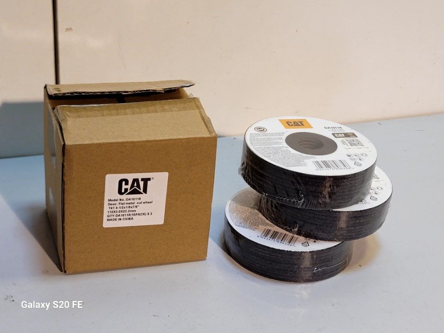 30 Discos de Corte para Hierro CAT (10 Pack x 3)