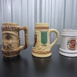 Jarras Cerveceras de Cerámica con Diseños Variados - imagen 2