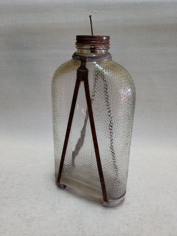 Vaso antiguo de vidrio en excelente estado - imagen 4