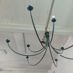 Araña de Hierro Grande con 9 Luces - Diámetro 1.60m - imagen 3