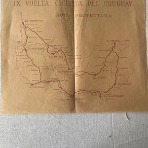 Lote siguiente: Lote de Colección: IX Vuelta Ciclista del Uruguay y Folleto Club A. Policial con Auspicio Yerba Sara