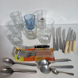 Lote de Vasos y Cubiertos Varios - imagen 5