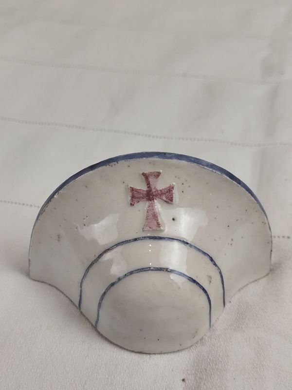 Recipiente de agua bendita de porcelana - imagen 2