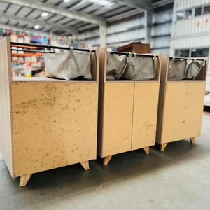 Set de 3 Muebles Organizadores con Bolsas de Tela - imagen 4