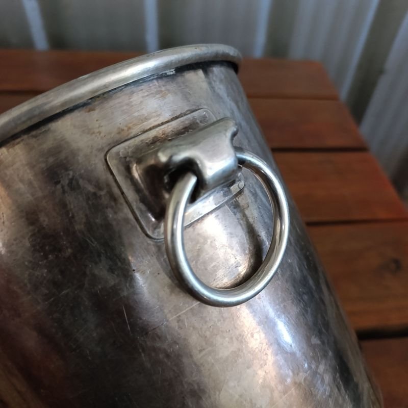 Champagnera Vintage en Metal Blanco - imagen 4