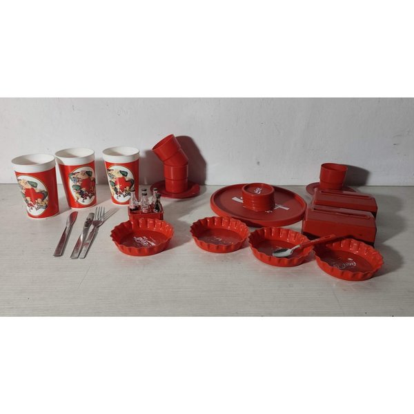 Lote de Coleccionables Coca-Cola Rojos