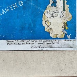 Litografía Pictórica "Punta del Este" de Alberto Iribarren, 1942 - imagen 4