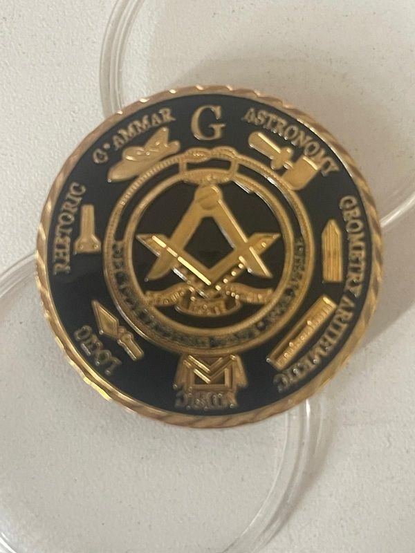 Moneda Conmemorativa Masónica - Una Joya de la Masonería - imagen 2
