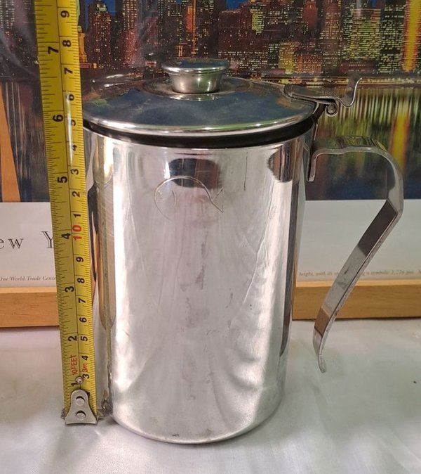 Par de cafeteras en excelente condición, bronce con infusión - imagen 3