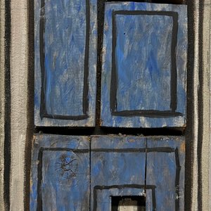 Lote anterior: Obra "Forma Azul" de Walter Deliotti en Madera y Óleo