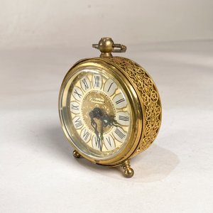Reloj de Sobremesa Dorado y Reloj de Pulsera Tressa - imagen 2