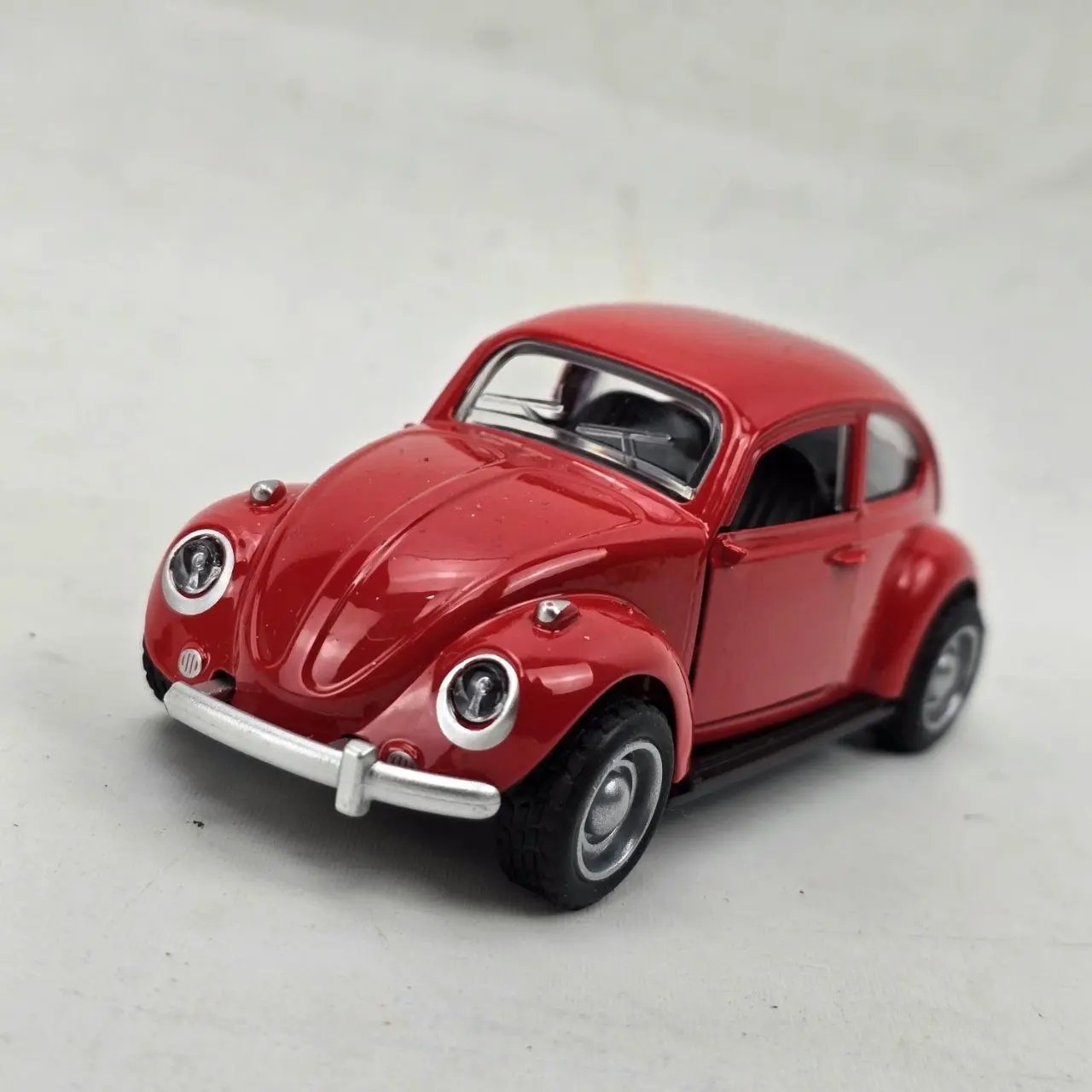 Auto a Escala Metálico Volkswagen Escarabajo Rojo