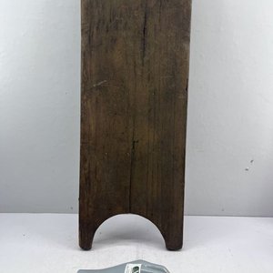 Antigua Tabla de Lavar de Madera Rústica - imagen 2