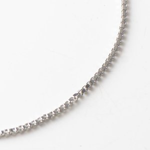 Pulsera Oro Blanco 18k Cadena Veneciana 17cm - imagen 2
