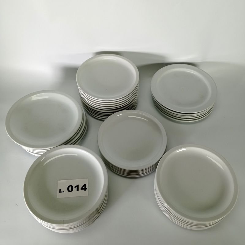 Platos de porcelana blanca para postre - imagen 2