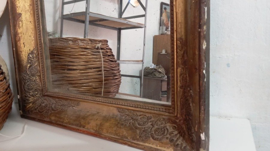Dos piezas de decoración para hogar con espejo y canasto - imagen 6