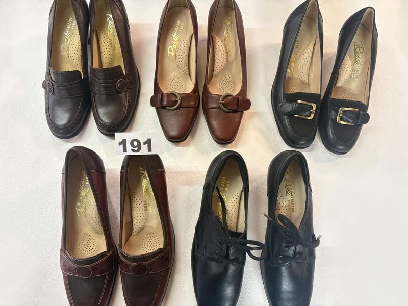 Lote de 5 Pares de Zapatos de Cuero para Mujer - Talle 36