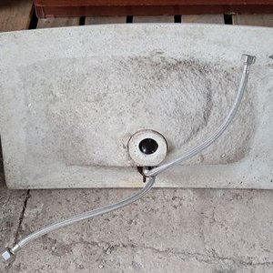 Bacha de Baño Blanca con Grifería - imagen 2