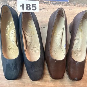 Lote de 5 pares de zapatos de cuero artesanales para dama - imagen 6