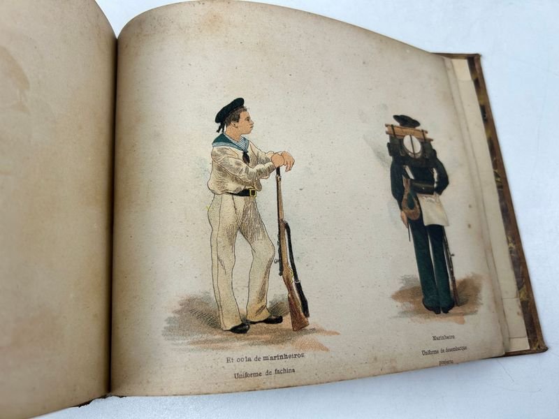 Álbum Militar de Uniformes del Ejército y Armada de Portugal - imagen 3
