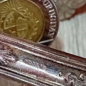Juego de 6 Cuchillos con Detalles Ornamentales y Marcación 800 - imagen 2