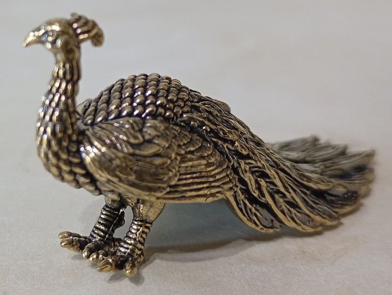 Figura de Faisán en Bronce - Miniatura Artística - imagen 5