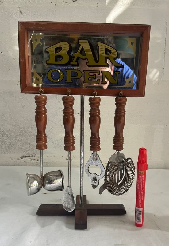 Juego para barman: Equipo de juego para barmán con herramientas y accesorios - imagen 2