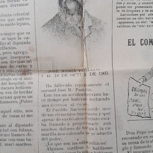 Periódico "La Mosca" de Octubre de 1905 - Prensa Satírica Uruguaya - imagen 9