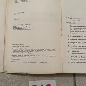 Libro "Objetivos Intercambiables para tu Cámara" - Ed. Daimon 1978 - imagen 3