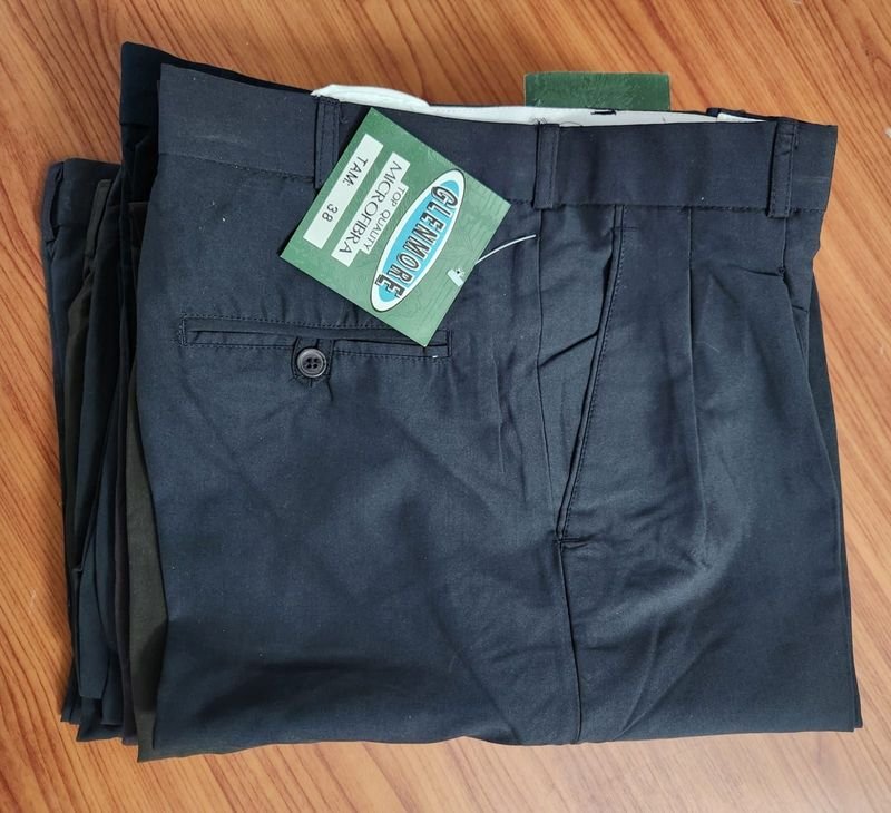 Lote de 15 Pantalones Glenmore Microfibra para Caballero Talles 38-52
