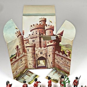 Set de 46 Soldaditos de Plomo con Castillo Plegable - imagen 6