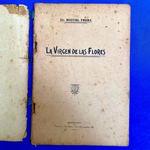 Libro "La Virgen de las Flores" de Miguel Perea, Montevideo 1916 - imagen 2