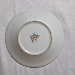 Juego de 6 Pocillos y Platos de Porcelana China con Diseño Floral - imagen 4