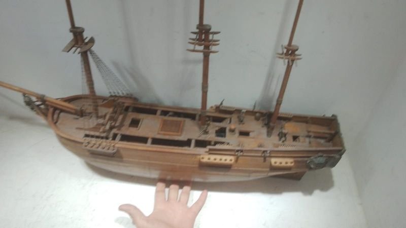 Lote anterior: Maqueta de Alto Detalle de Fragata Inglesa con Cañones y Accesorios