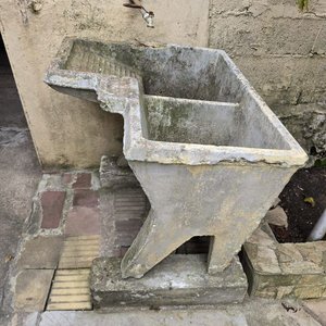 Pileta Doble de Hormigón para Lavadero - imagen 1