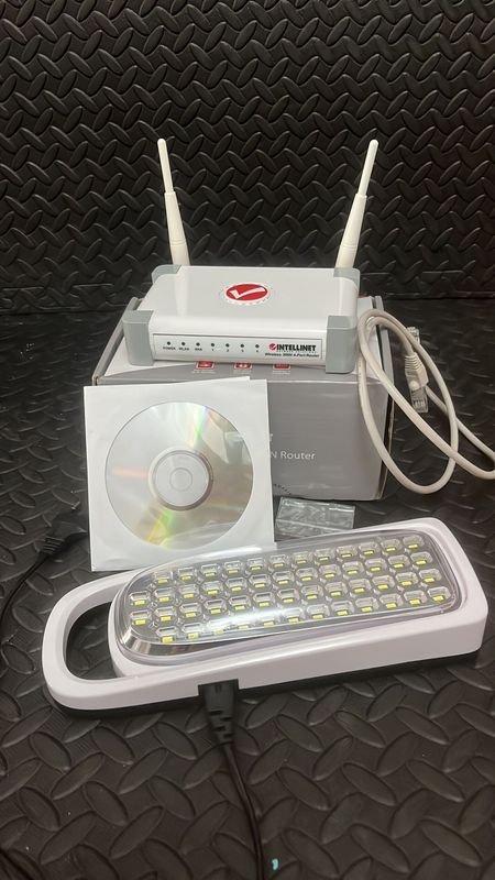 Router y Luz de Emergencia para Redes Inalámbricas
