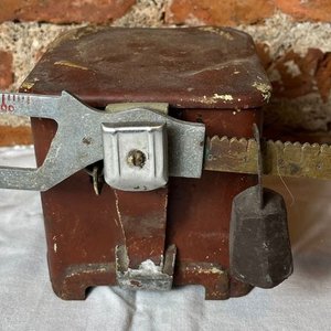 Balanza Antigua de Cocina Metálica con Pesas - imagen 5