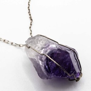 Cadena con Colgante de Amatista Natural - imagen 2