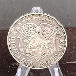 Moneda Boliviana de Plata 1854 y 1900 - imagen 4