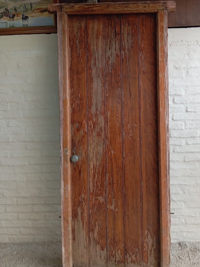 Zaguán de Madera de Pinotea con Marco