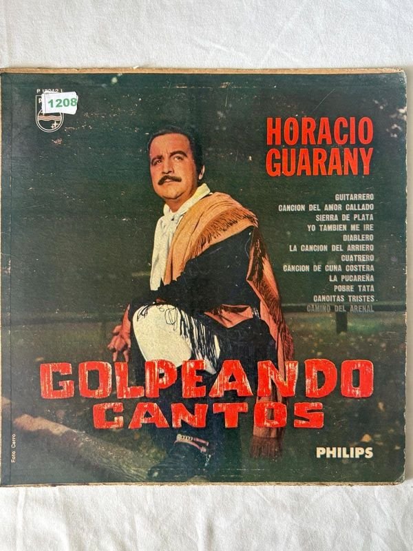 Disco de Vinilo Horacio Guarany "Golpeando Cantos" Philips
