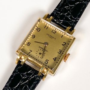 Reloj de Pulsera Hermes para Dama con Malla de Cuero Negra - imagen 3