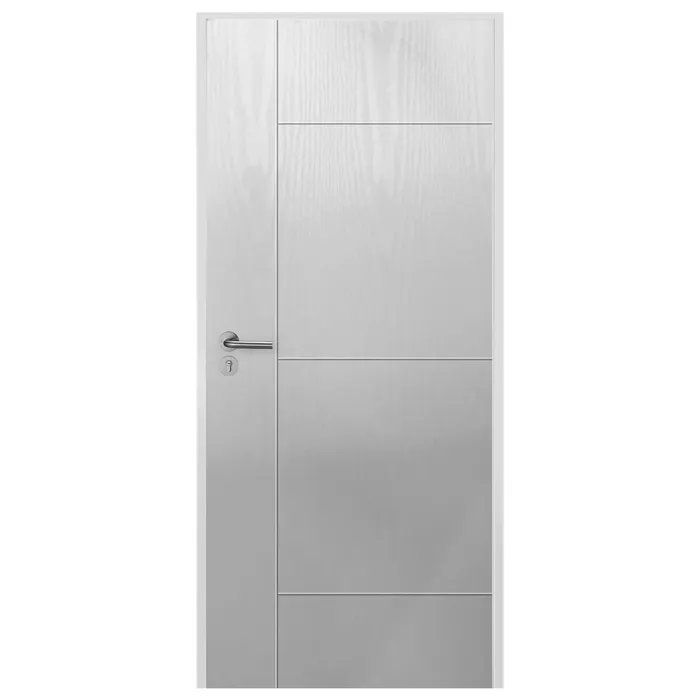 Lote siguiente: Puerta interior con diseño Anka y cerradura blanca - Nueva