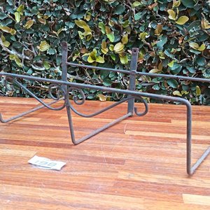 Par de Soportes Decorativos Antiguos de Hierro Forjado para Pared - imagen 4
