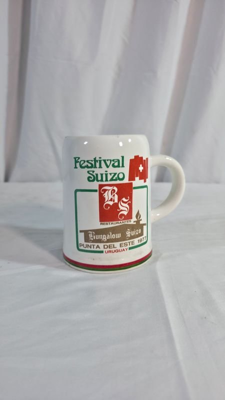 Jarrita Decorativa Cerveza Festival Suizo Punta del Este 1979