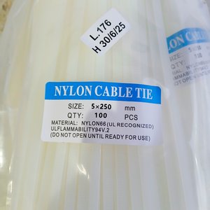 5 Paquetes de Precintos de Nylon para Cables - imagen 3