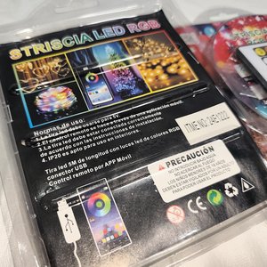 Lote de 2 Tiras de Luces LED RGB Adhesivas 10m con Control Remoto y App - imagen 4