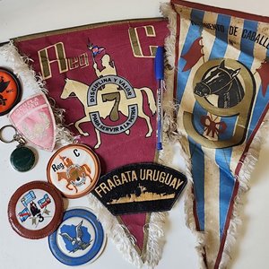 Lote anterior: Lote Colección Ejército Uruguayo: Banderines, Parches y Llavero