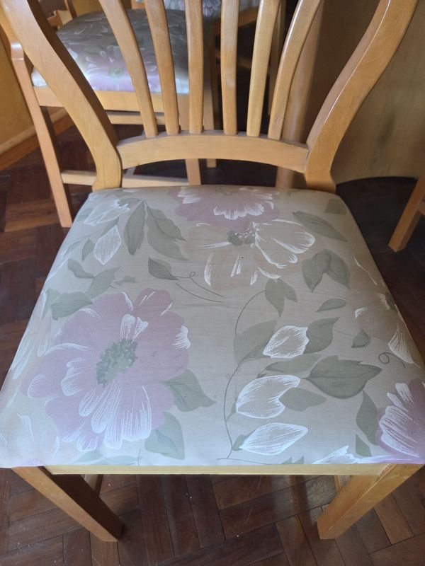 Gran juego de comedor en guatambú macizo - imagen 6