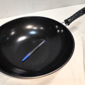 Lote siguiente: Sartén Wok Antiadherente Negro y Cobre, 32cm Diámetro